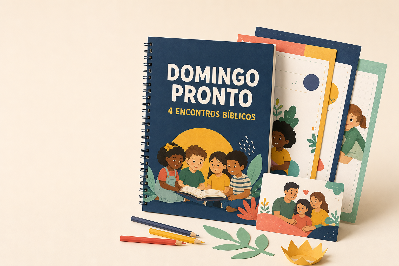 Kit Domingo Pronto com guia e atividades imprimíveis